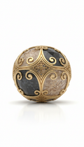 Gilded Crystal Meditation Orb
