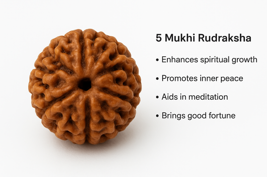 Original 5 Mukhi Rudraksh – Lab Certified & Energized